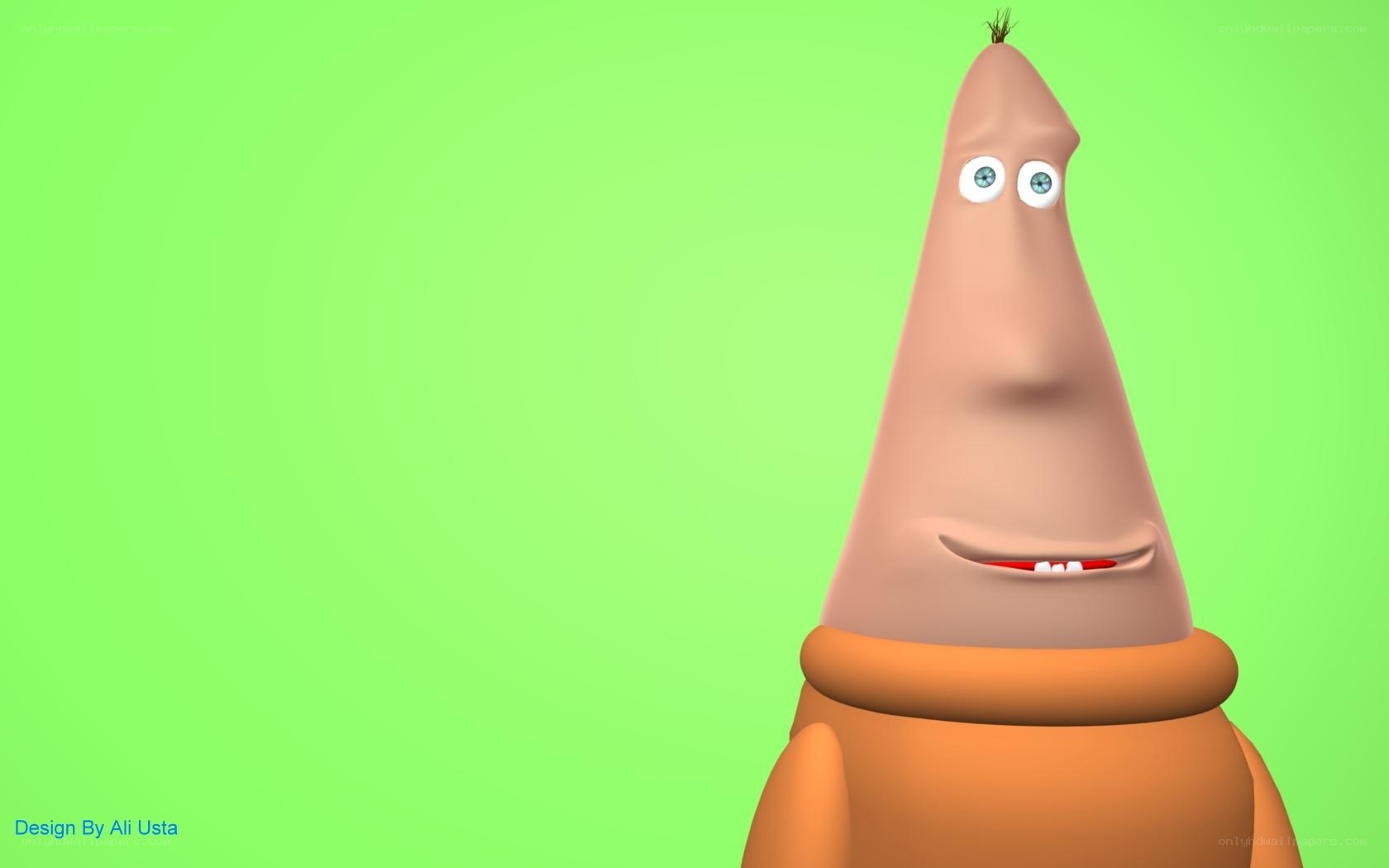 3D Patrick Star character