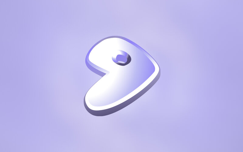 3D purple play button
