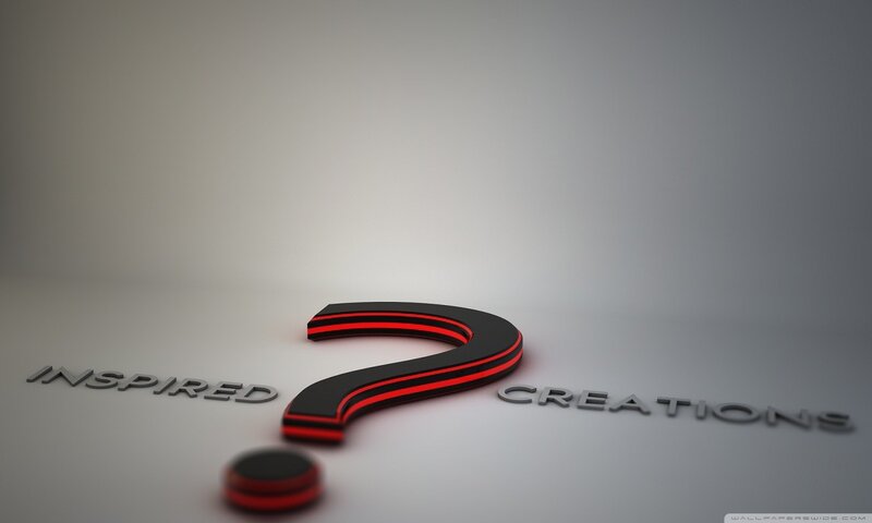 3D question mark design