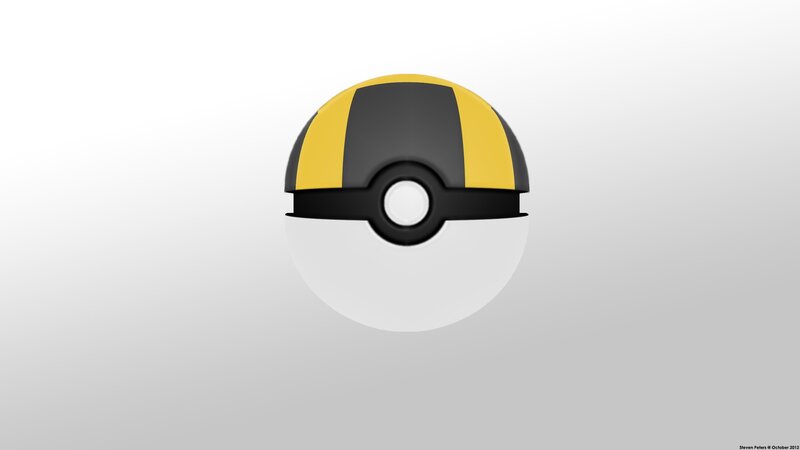 3D render of a Poké Ball