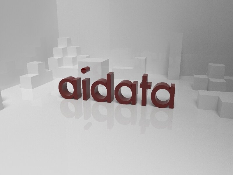 3d Render of Aidata Text