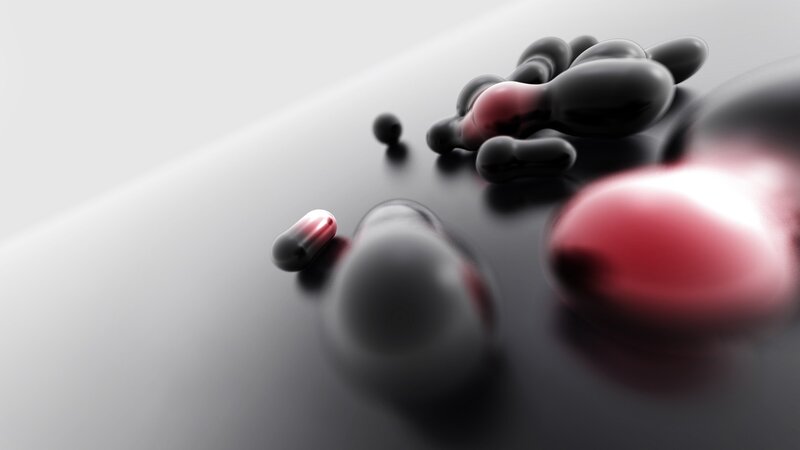 3D render of capsules