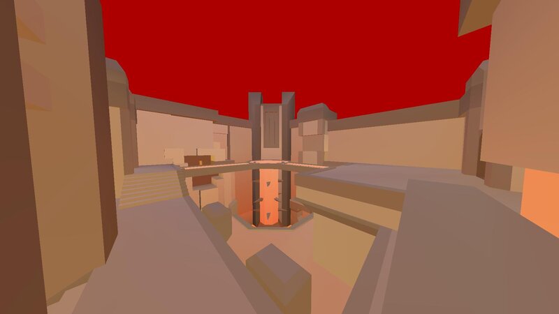 3D rendered abstract environment
