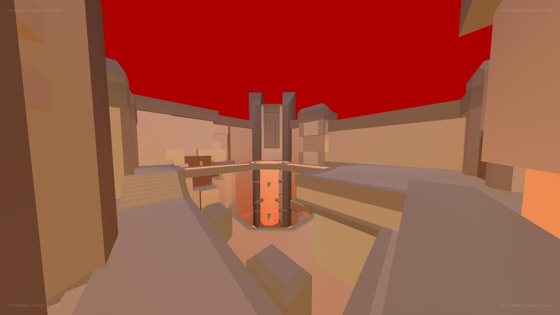 3D rendered abstract environment