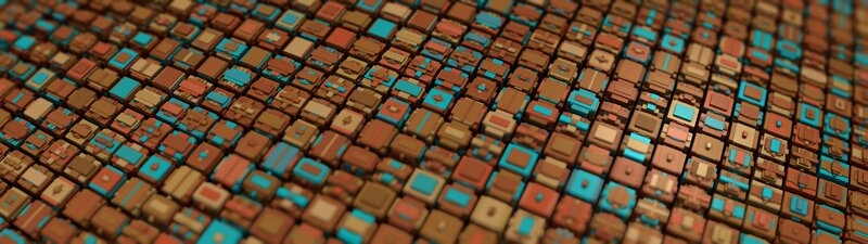 3d Rendered Cubes