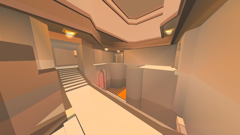 3d Rendered Hallway