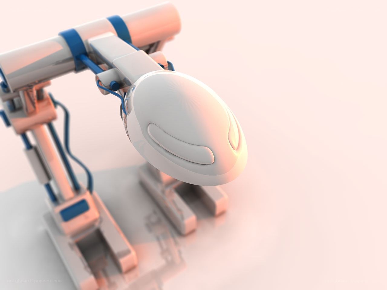 3D robot arm model