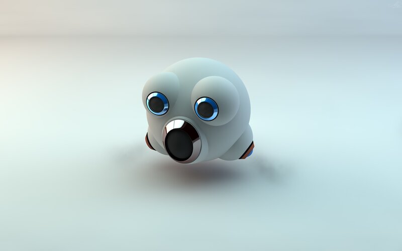 3D robot character