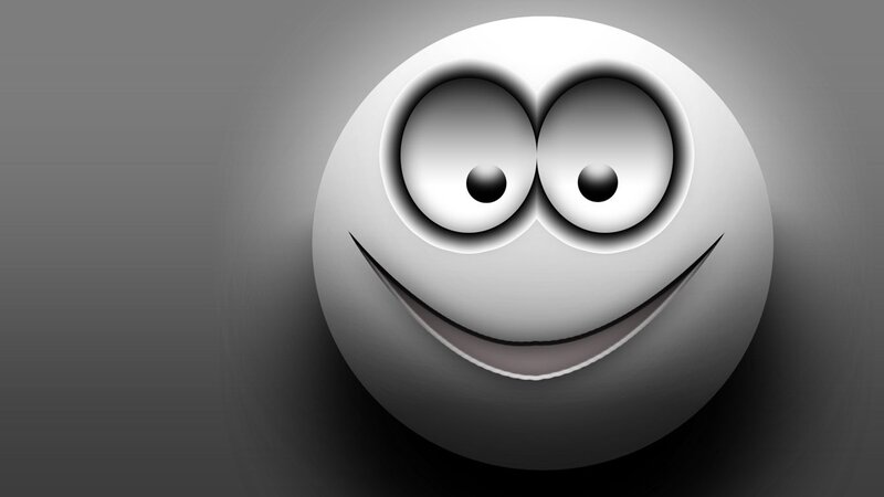 3D smiley face icon