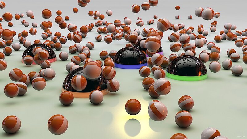 3D spheres in motion