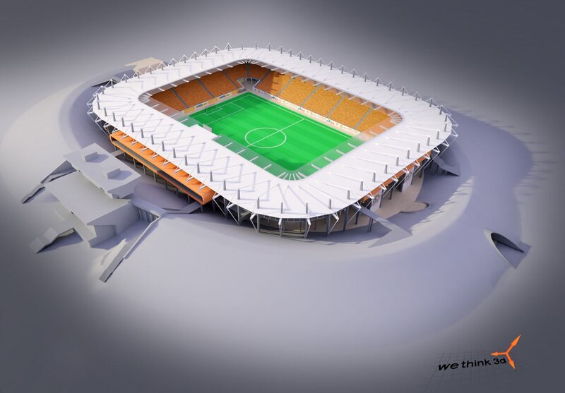 3D stadium model