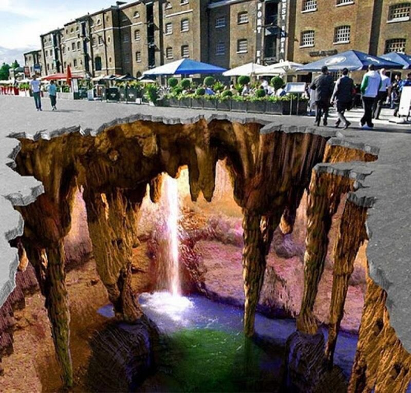 3d Street Art Cave