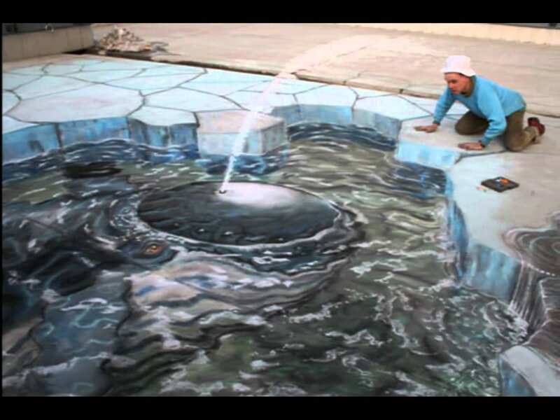 3d Street Art of Whale