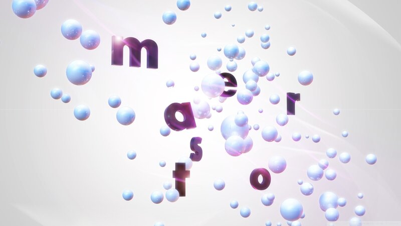 3d Text and Bubbles