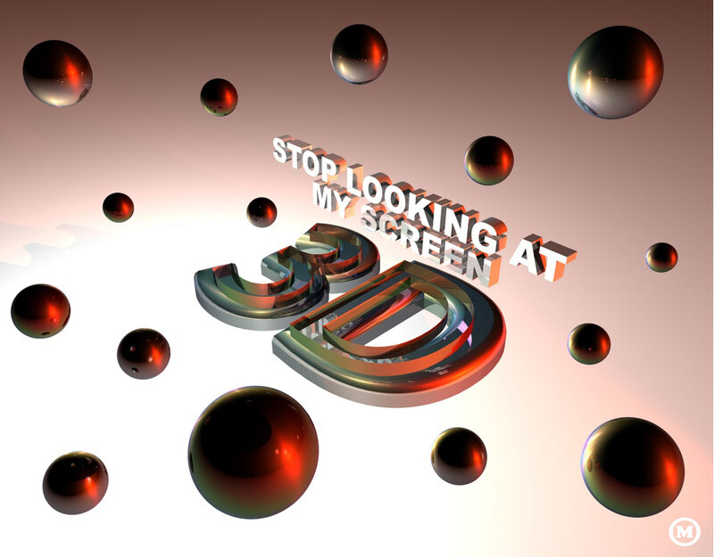 3d Text and Spheres