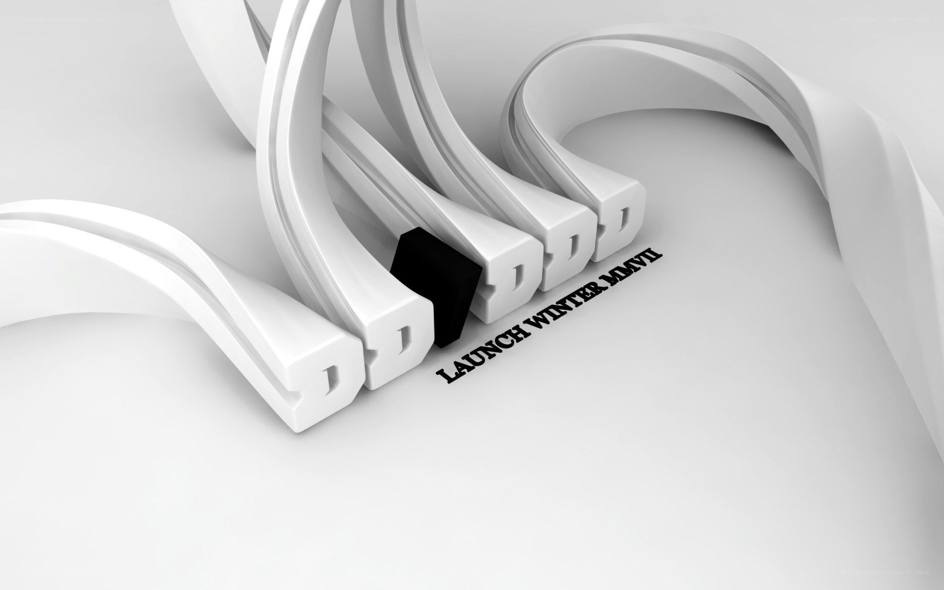 3D text animation for launch