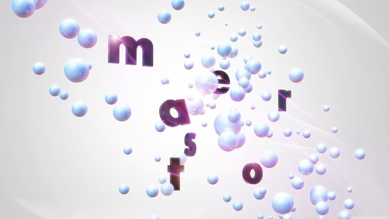3d Text Animation — White