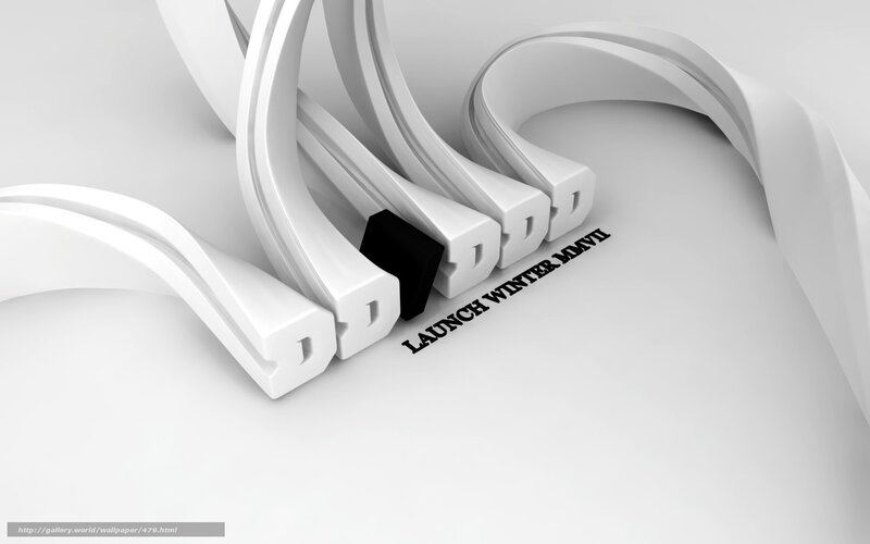 3D text art with launch text