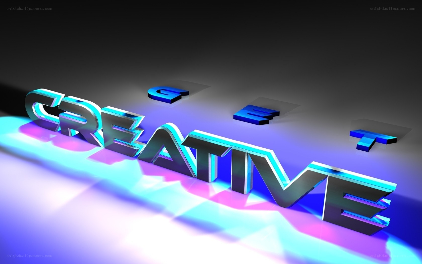 3D text creative design