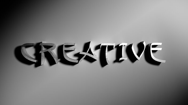 3D Text Creative