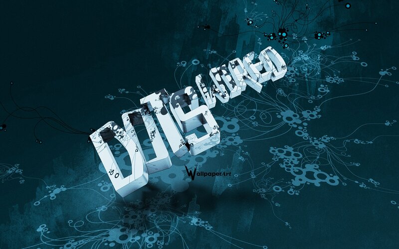 3d Text Design — Blue