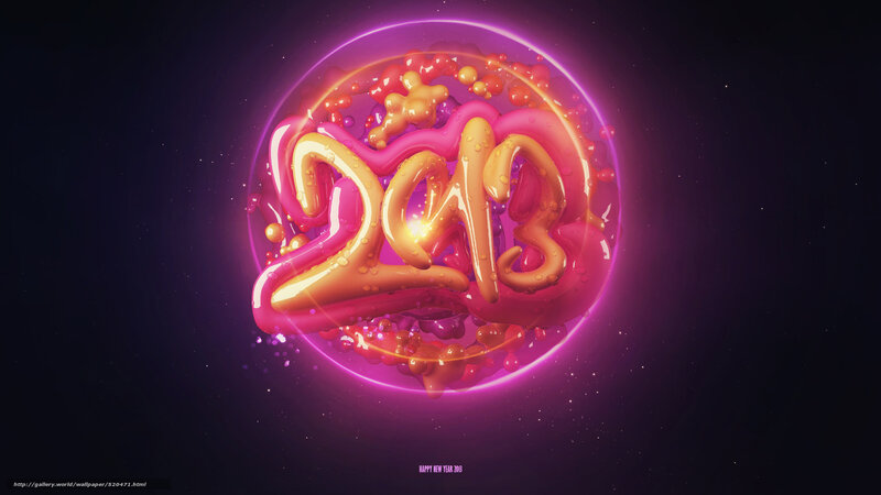3D Text Design — Purple