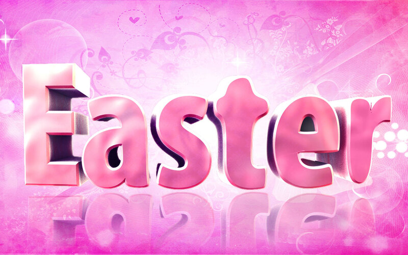 3d Text Easter