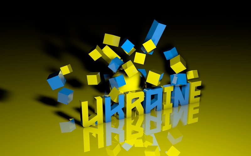 3D Text Explosion — Yellow