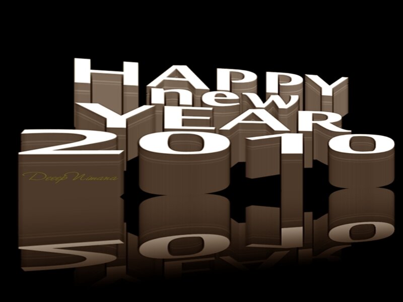 3d Text Graphic — Black, Celebratory, 3d Render