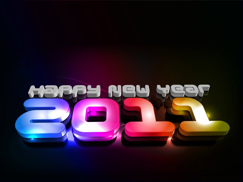 3D Text Graphic — Black, Celebratory