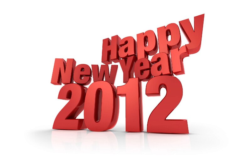 3D Text Happy New Year — Red, Celebratory, 3d Render