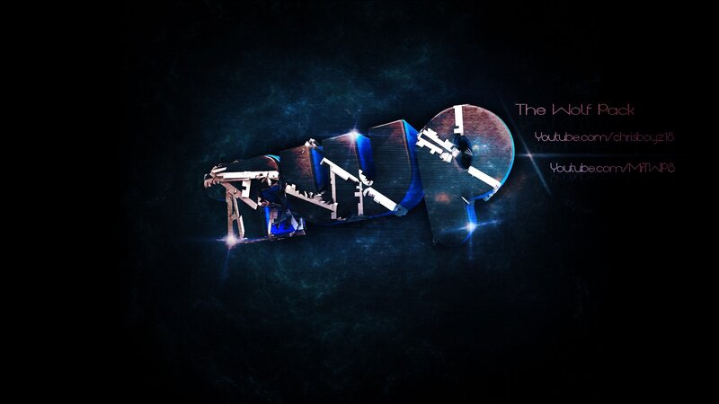 3d Text Logo — Black, Dramatic, Night