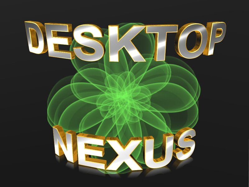 3D Text Logo — Black, Modern