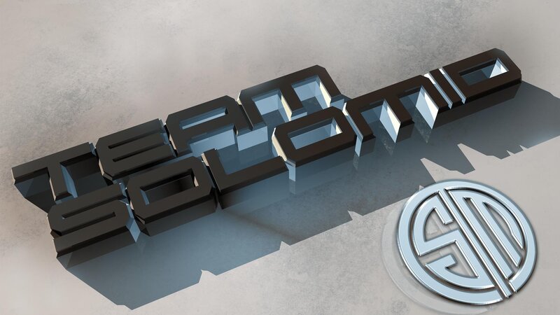 3D Text Logo — Gray