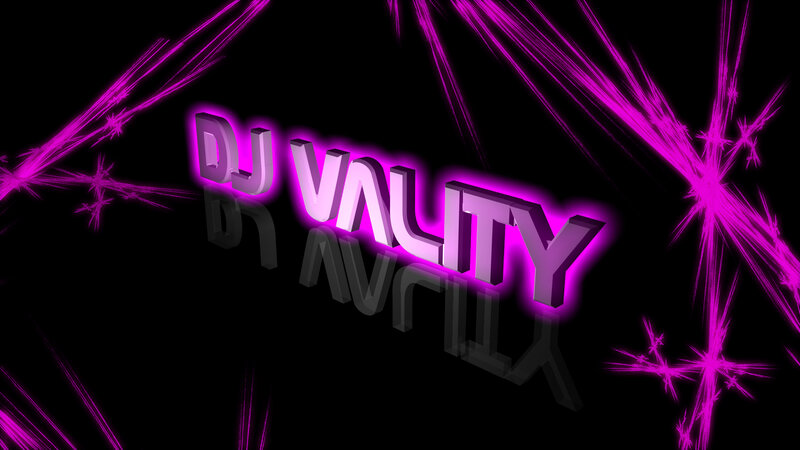 3D Text Logo — Purple