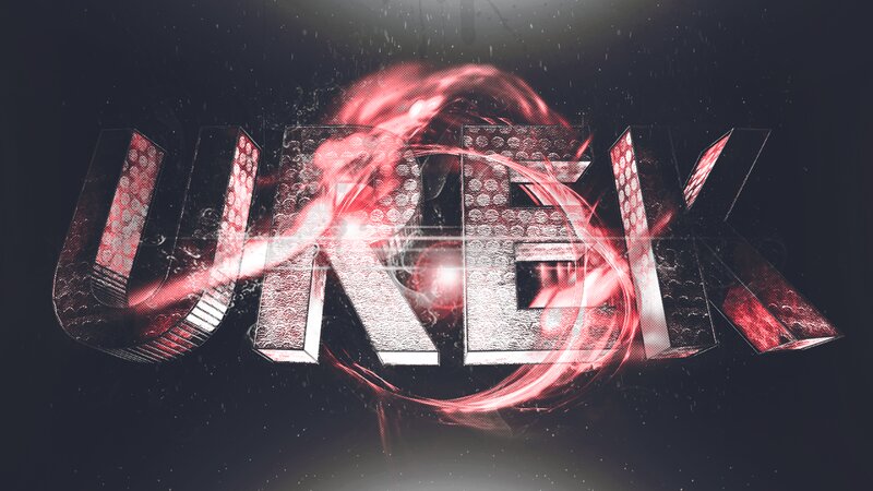 3D Text Logo with Energy Effects