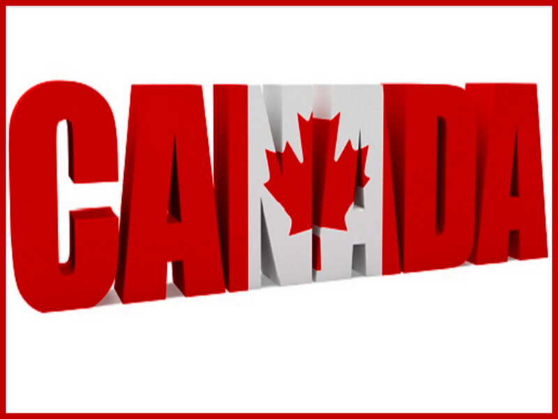 3D Text of Canada