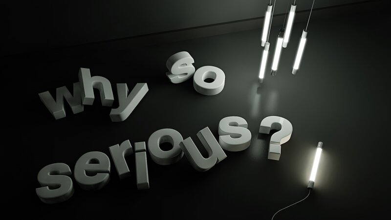 3d Text on Dark Surface