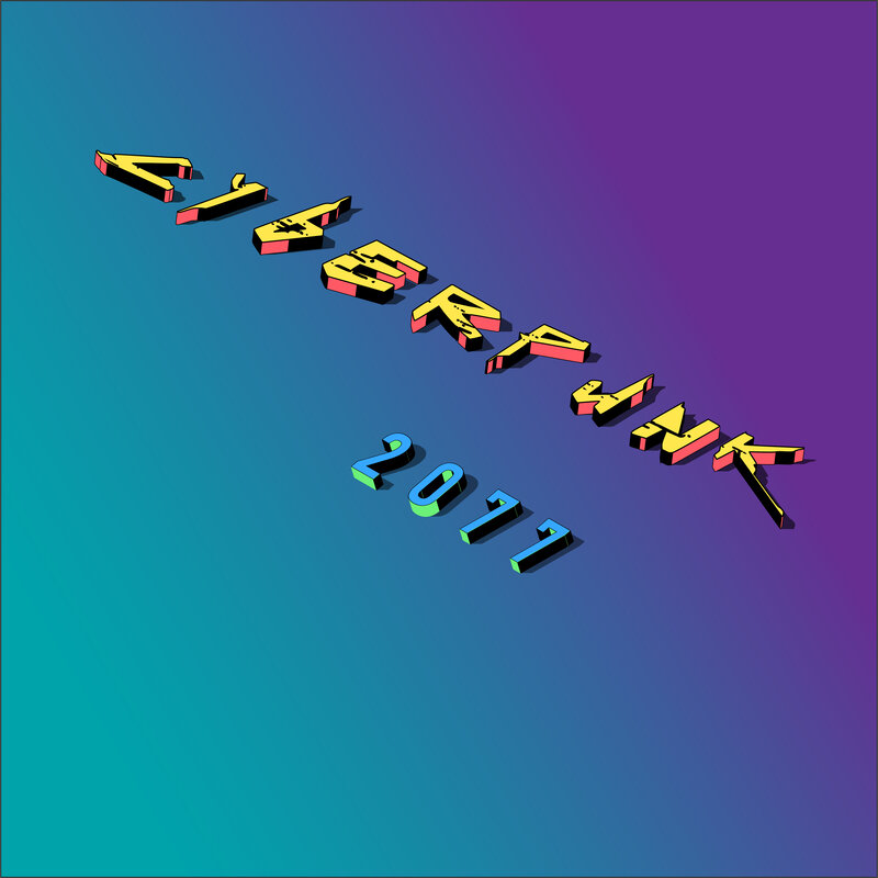 3D Text on Gradient Background
