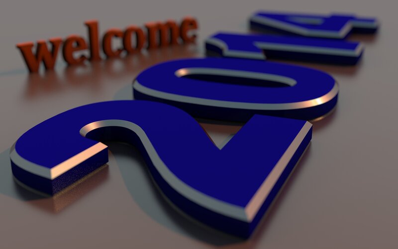 3d Text Reading Welcome 2014