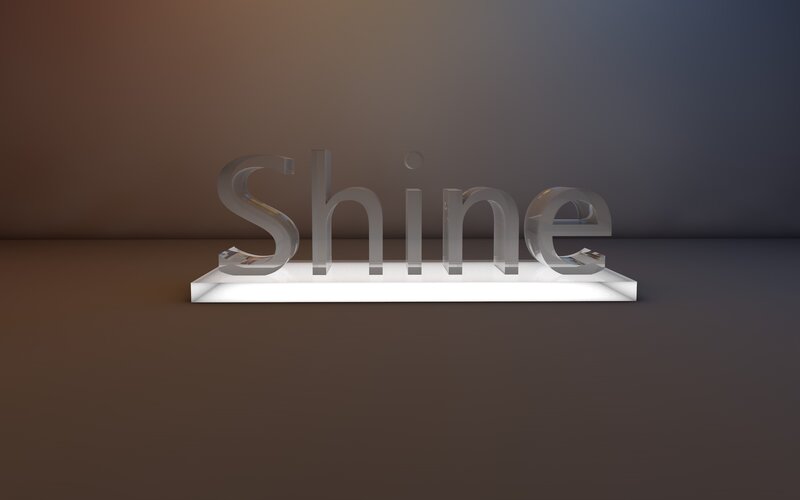 3d Text Sculpture — White
