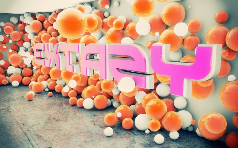 3D Text with Spheres