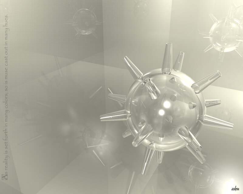 3D virus model visualization