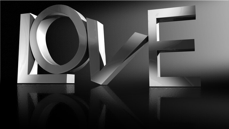 3d Word Love