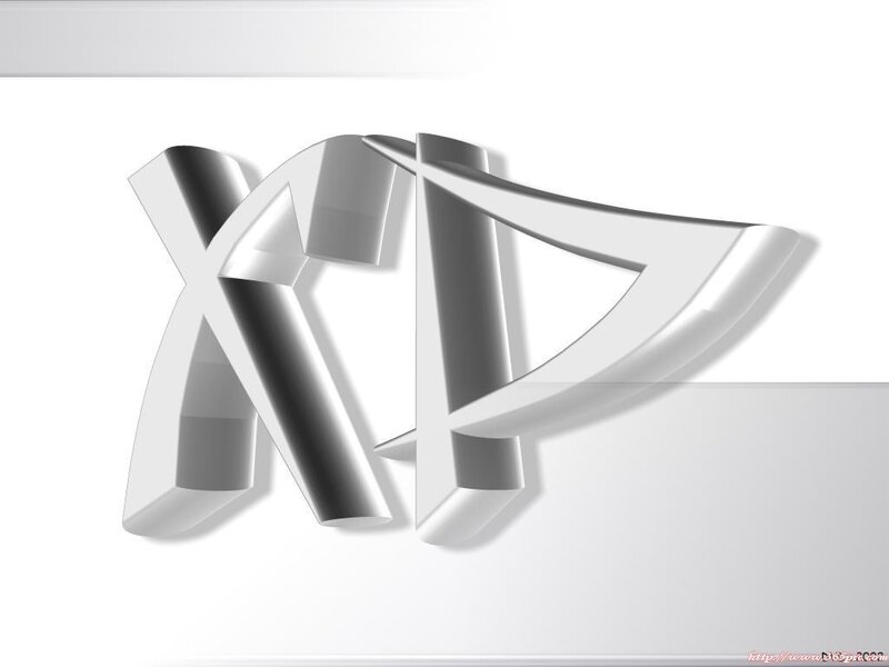 3D XP logo on white background