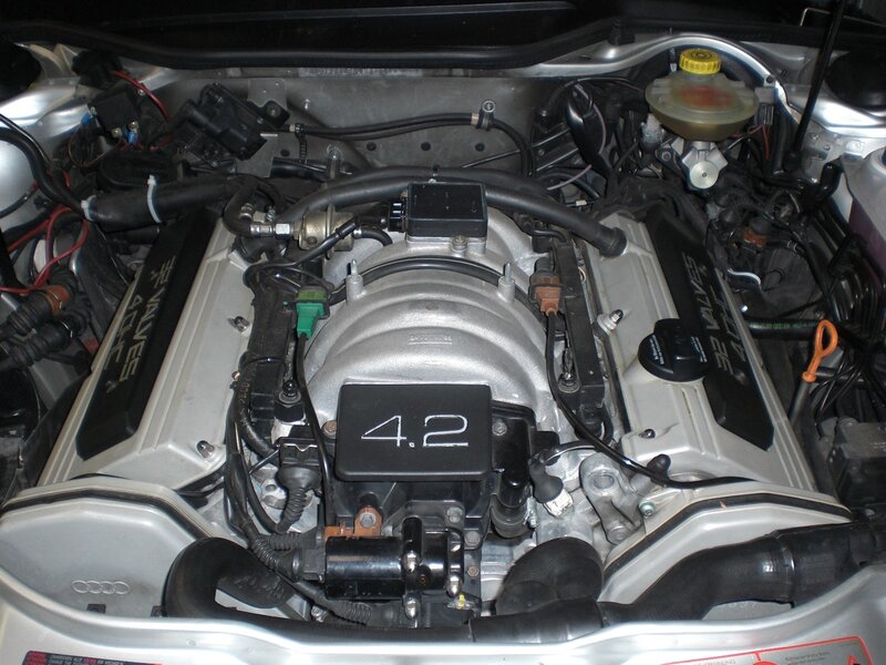 4.2 liter engine bay
