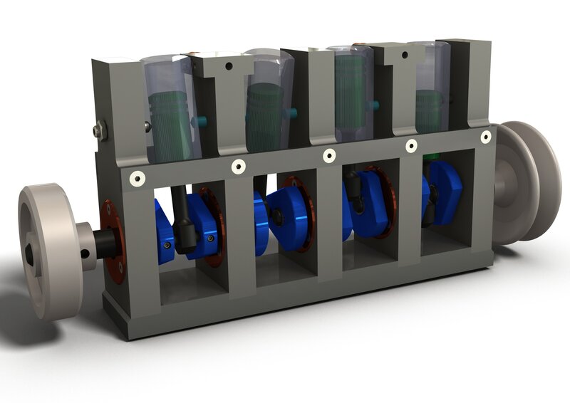 4-cylinder engine block
