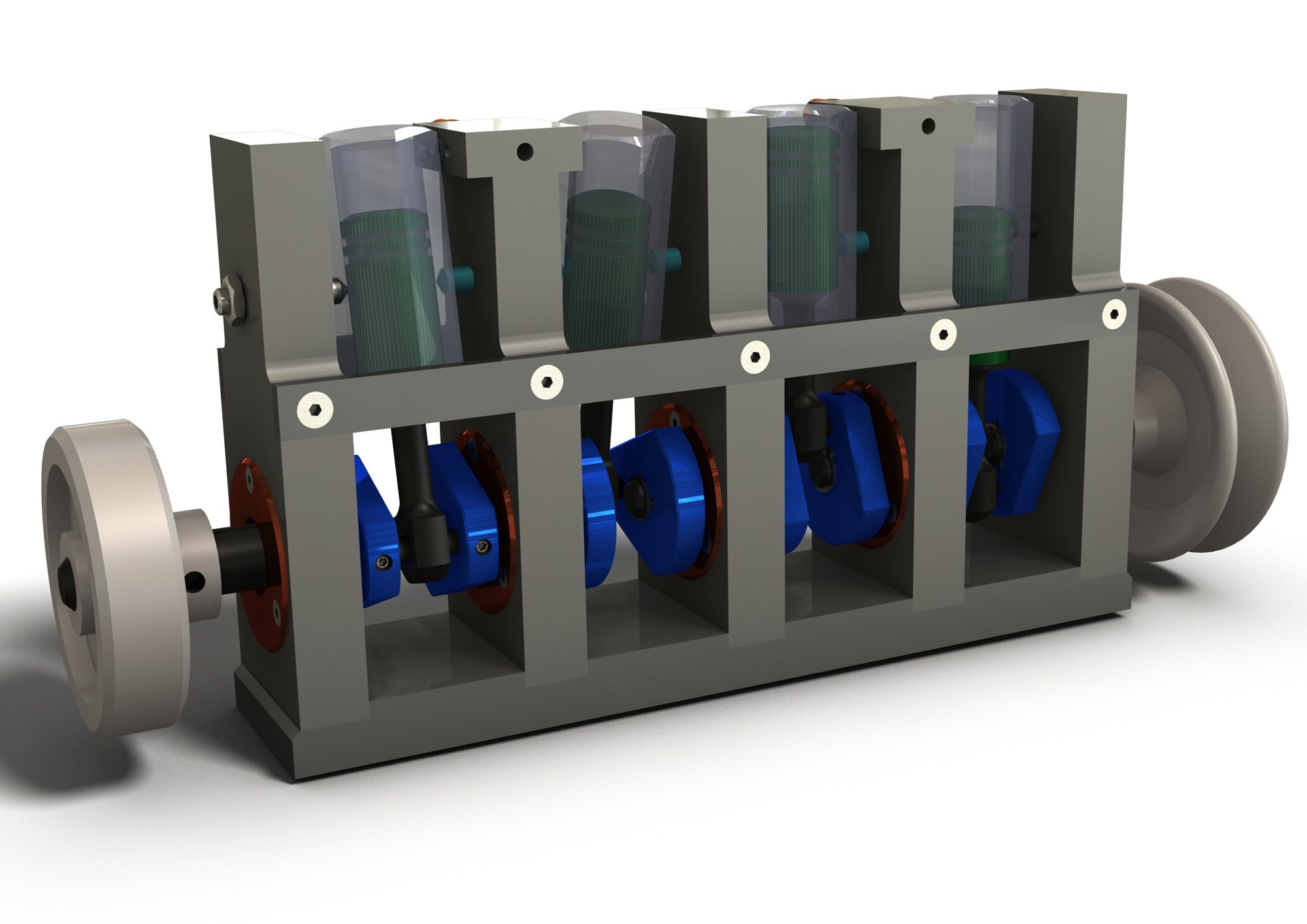 4-cylinder engine block