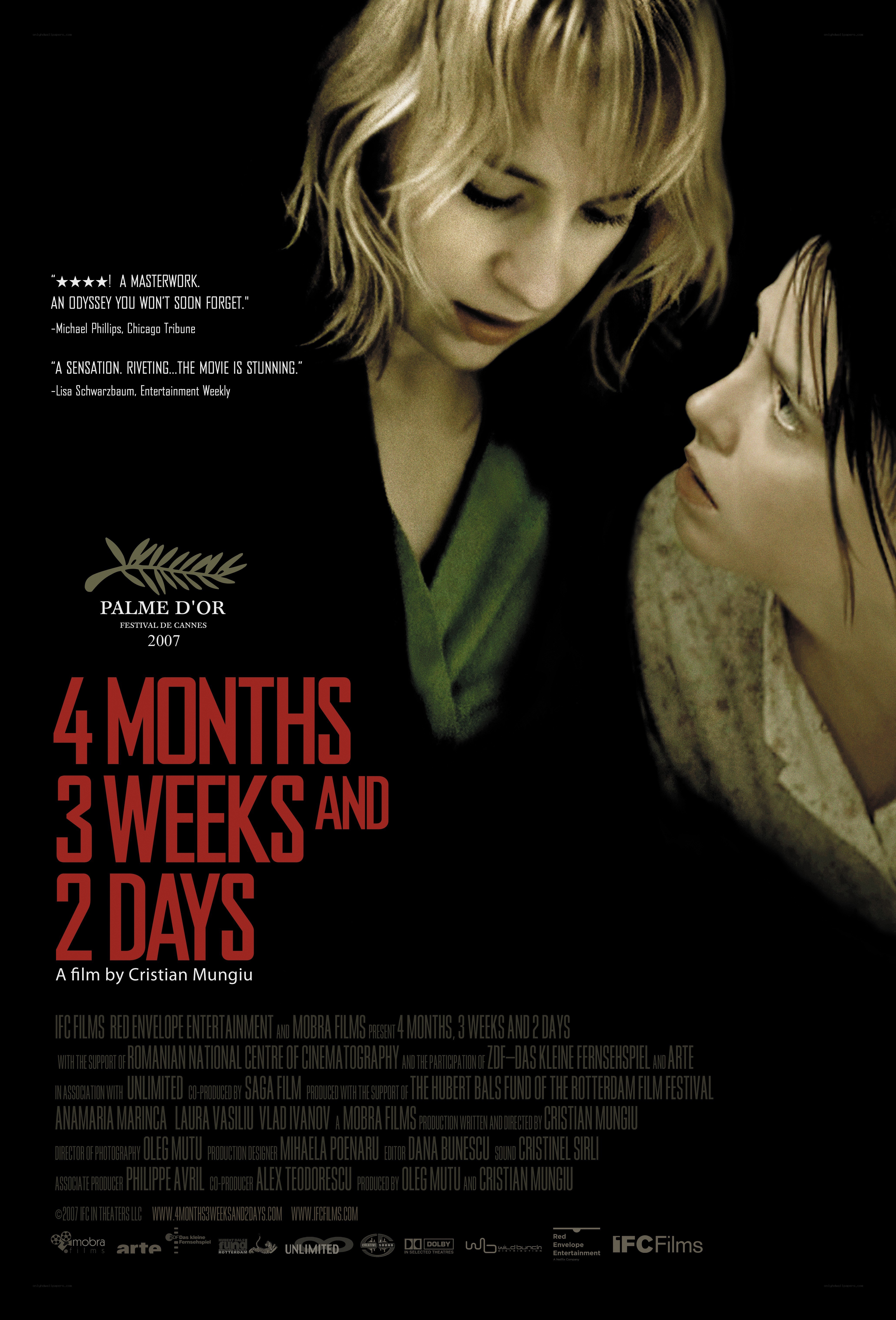4 Months, 3 Weeks and 2 Days