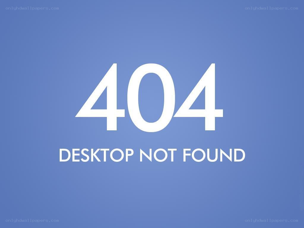 404 desktop not found